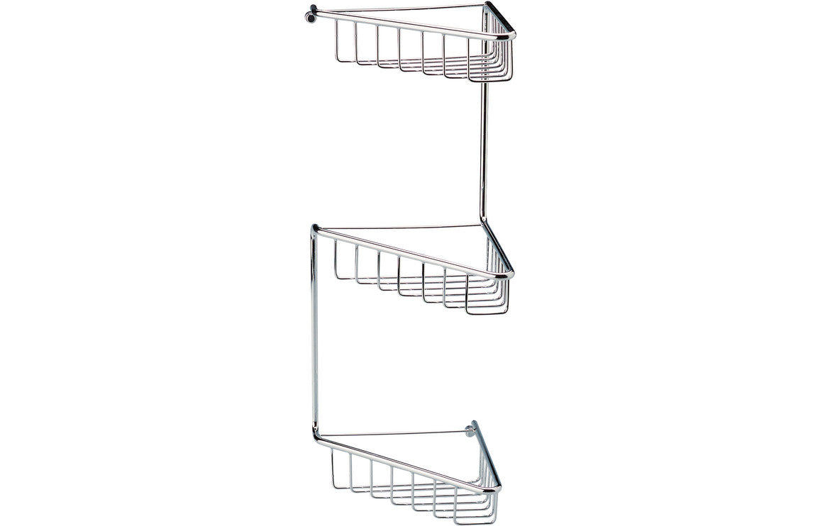 Prystine Blink 3-Tier Corner Shower Caddy - Chrome - PRIS101698