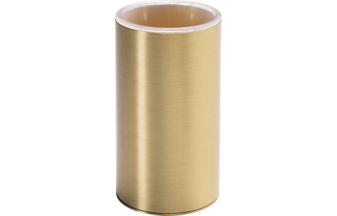 Prystine Brownsville Wall Mounted Toothbrush Holder - Brushed Brass - PRIS105481