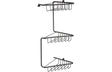 Prystine Blink 3-Tier Corner Shower Storage - Black - PRIS105491