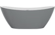 Prystine Matheres Freestanding Bath 1700 x 780 x 690mm - Grey  - PRIS104122