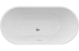 Prystine Elgin Freestanding 0TH Bath 1655 x 745 x 580mm - White - PRIS104125