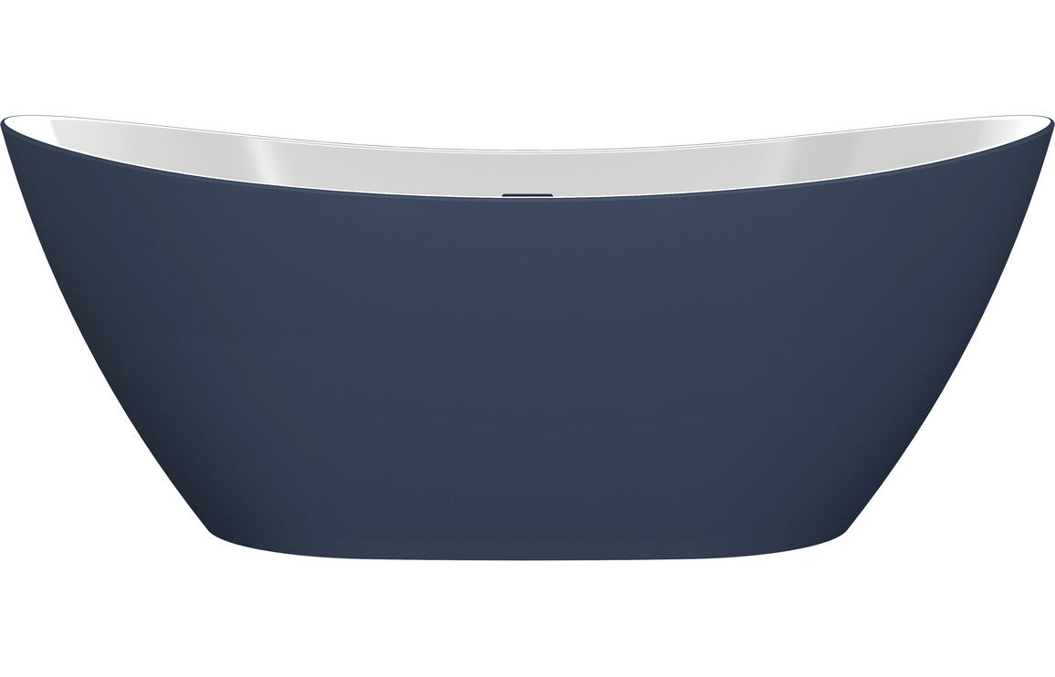Prystine Matheres Freestanding Bath 1700 x 780 x 690mm - Matt Blue - PRIS105586