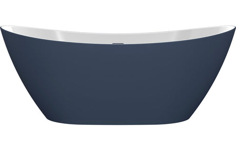 Prystine Matheres Freestanding Bath 1700 x 780 x 690mm - Matt Blue - PRIS105586