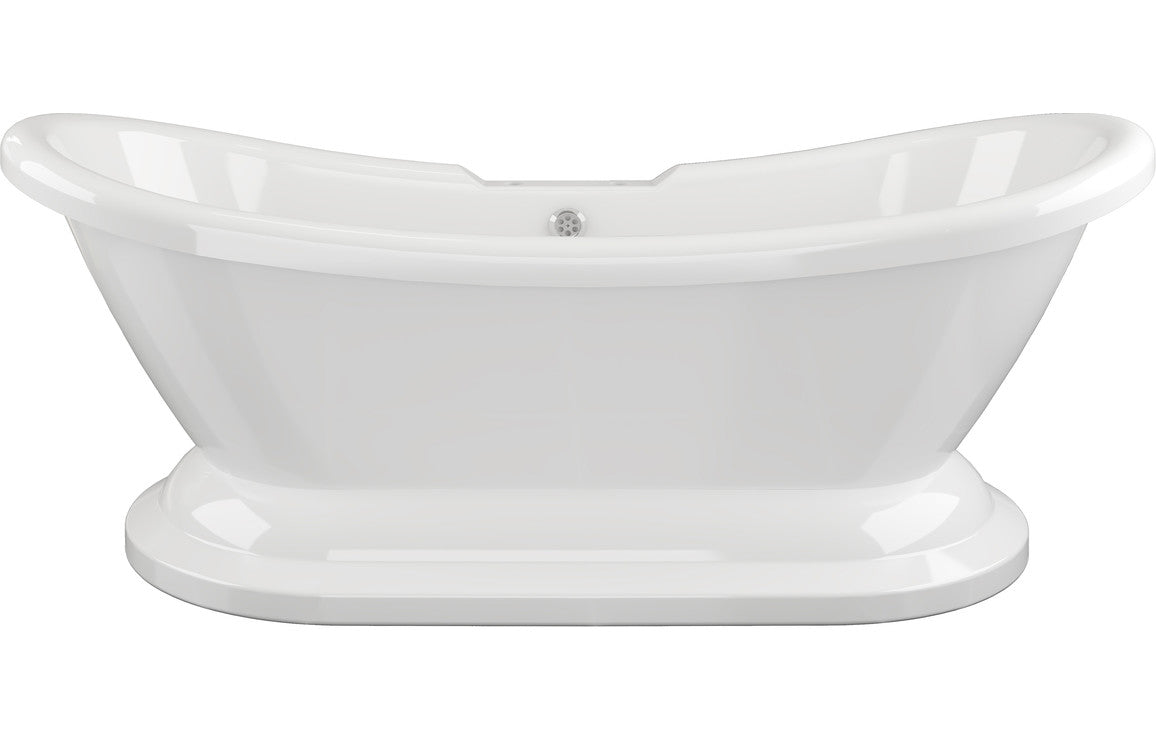 Prystine Provo Freestanding Bath Base Only - White - PRIS102801