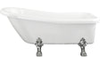 Prystine Cash Freestanding 2 Tap Hole Bath With Feet 1710 x 670 x 780mm - White - PRIS102812