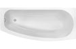 Prystine Murrieta Space Saving 0TH Bath With Legs Right Handed 1700 x 740 x 560mm - White - PRIS105660