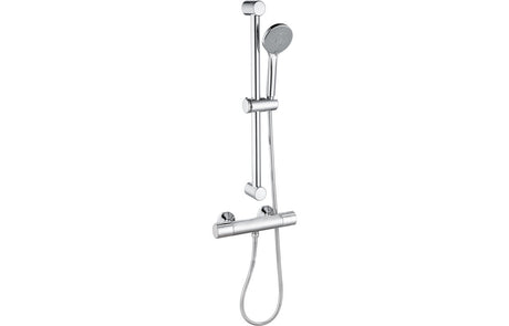 Round Thermostatic Bar Mixer Shower With Adjustable Head Cool-Touch - Prystine Roseville