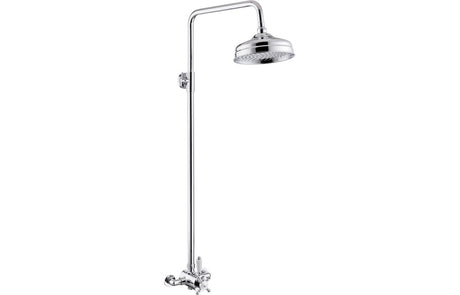 Traditional Thermostatic Shower With Fixed Head - Chrome - Prystine Hayward