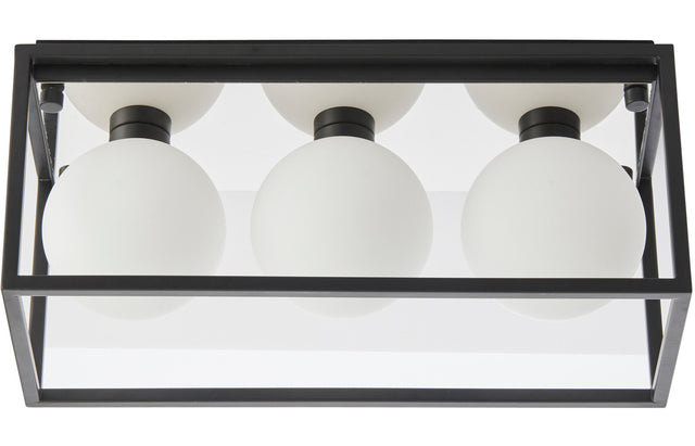 Prystine Aaron Ceiling Light - Matt Black - PRIS106316