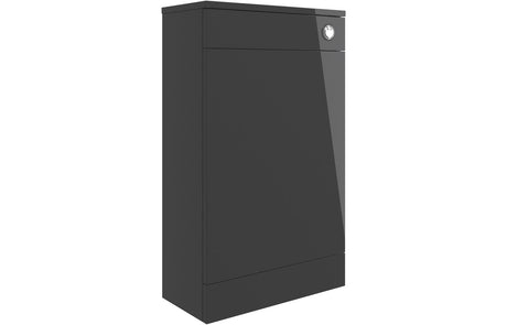 Prystine Gainesville Floor Standing WC Unit 500mm - Anthracite Gloss - PRIS103310