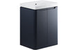 Prystine Orange 2 Door Floor Standing Basin Unit 600mm - Matt Indigo - PRIS96047