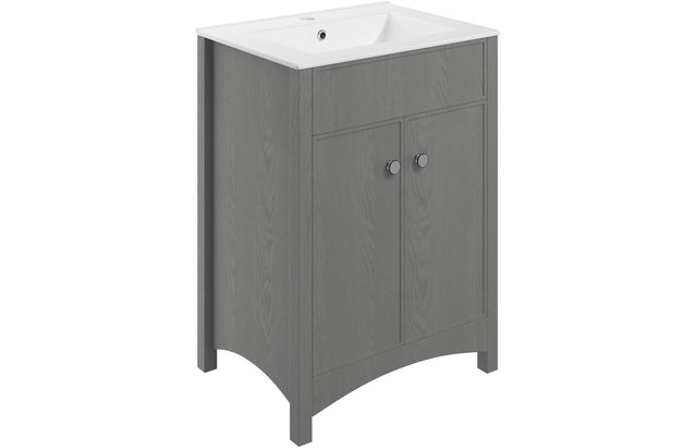 Prystine Mesquite Basin Unit w/Basin 610mm - Grey Ash - PRIS100547