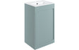Prystine Pasadena Floor Standing Unit Inc. Basin 510mm - Matt Sea Green - PRIS105311