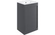 Prystine Pasadena Floor Standing Unit Inc. Basin 510mm - Matt Graphite Grey - PRIS105323
