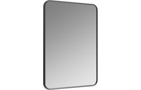 Prystine Dearborn Rectangle Mirror 600 x 800mm - Matt Black - PRIS106269
