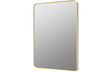 Prystine Dearborn Rectangle Mirror 600 x 800mm - Brushed Brass - PRIS106268