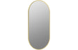 Prystine Dearborn Oblong Mirror 800 x 400mm - Brushed Brass - PRIS106265
