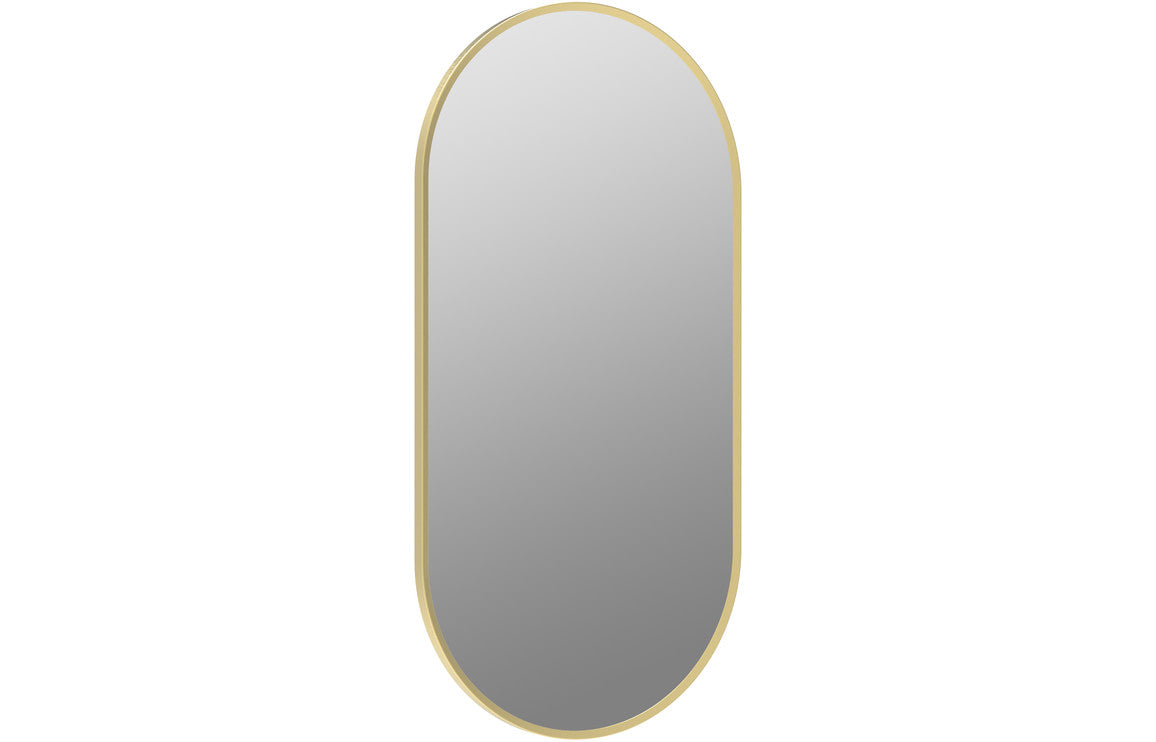 Prystine Dearborn Oblong Mirror 800 x 400mm - Brushed Brass - PRIS106265