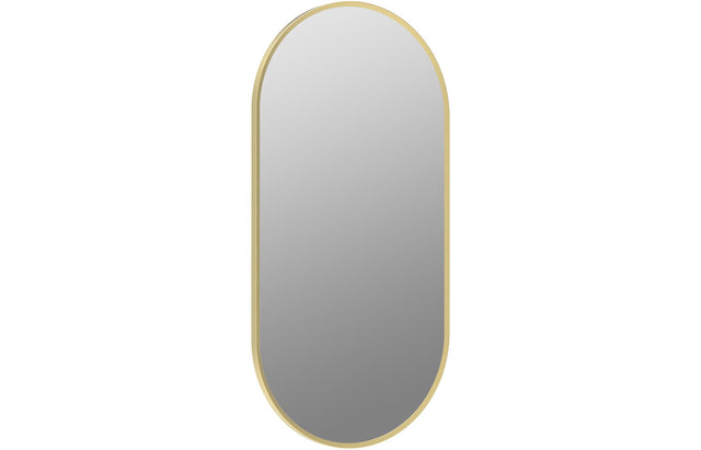 Prystine Dearborn Oblong Mirror 800 x 400mm - Brushed Brass - PRIS106265