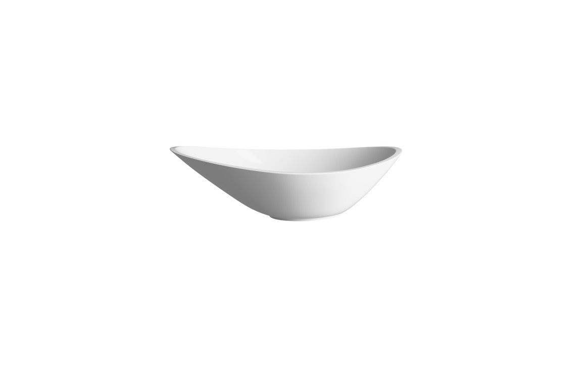 Prystine Queniborough 0TH Resin Washbowl 564 x 323mm - White - PRIS1766