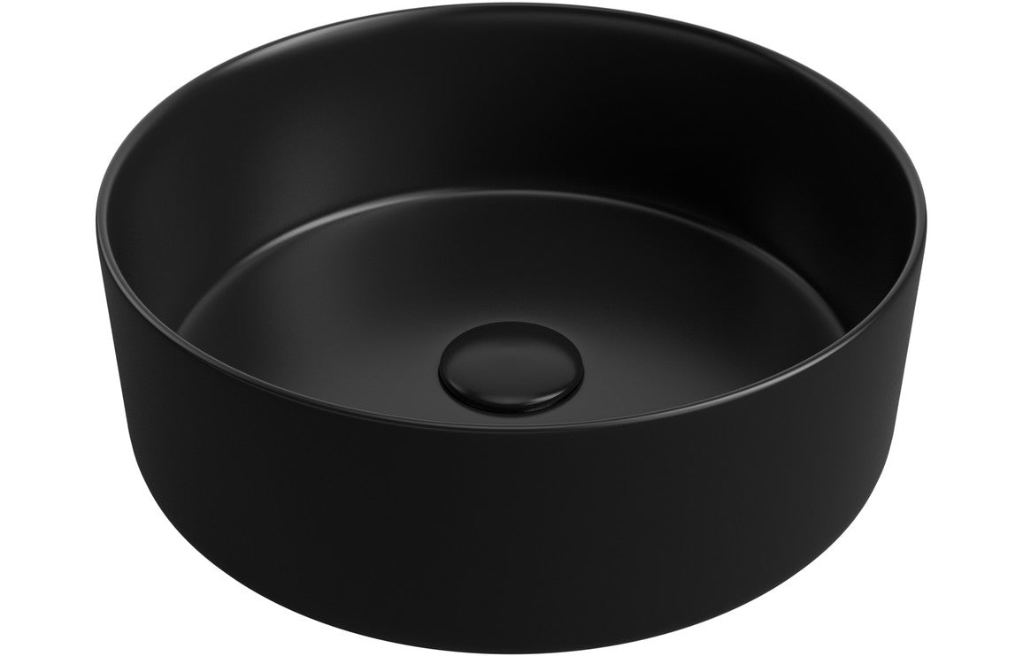 Prystine Weymouth Pop Up Basin Waste - Matt Black - PRIS105040