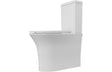 Prystine Ariya Rimless Close Coupled Toilet Pan, D/F Cistern & Soft Close Seat - White - PRIS104938