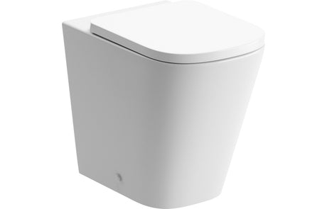 Prystine Loddington Back To Wall Toilet & Soft Close Toilet Seat - Rimless - Compact - PRIS106148
