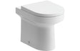 Prystine Owston Back To Wall Toilet & Soft Close Seat - White - PRIS1935