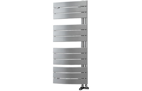 Prystine Amarillo 49mm Designer Curved Square Ladder Radiator 550 x 1080mm - Chrome - PRIS102998