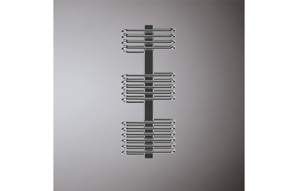 Prystine Worcester Designer S-Shaped Radiator 470 x 1660mm - Chrome - PRIS103006