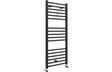 Prystine Colombus Straight 30mm Ladder Radiator 500 x 1200mm - Matt Black - PRIS104980