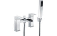 Chrome Waterfall Square Bath Shower Mixer Tap - Chrome - Prystine Scottsdale