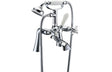 Traditional Chrome Bath Shower Mixer Tap With Shower Kit - Prystine Lubbock 