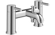 Chrome Designer Bath Shower Mixer Tap With Round Lever Handles - Prystine Tuscon