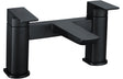 Matt Black Bath Filler Tap Deck Mounted - Prystine Auroa