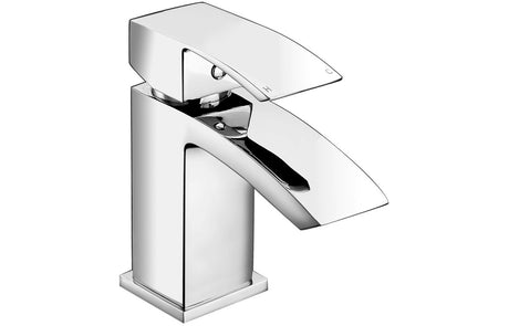 Chrome Small Cloakroom Basin Mixer Tap Modern With Single Lever - Prystine Nashville