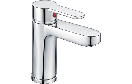 Chrome Basin Mixer Tap with Click Clack Waste - Prystine Dallas