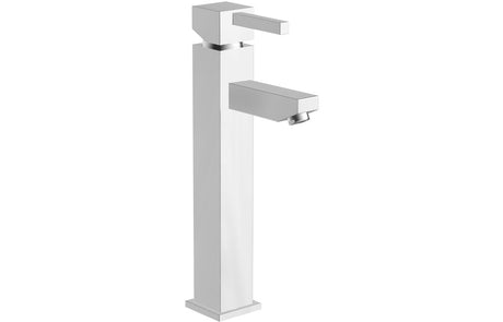 Chrone Tall square Basin Mixer Tap With Lever Handle - Prystine Memphis