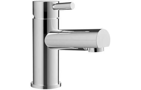 Chrome Basin Mixer Tap With Round Lever Handles & Click-Clack Waste - Prystine Corpus