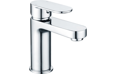 Chrome Basin Mixer Tap with Click-Clack Waste  - Prystine Raleigh