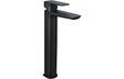 Matt Black Tall Basin Mixer Tap - Prystine Auroa