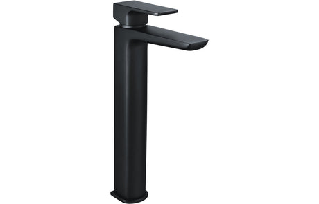 Matt Black Tall Basin Mixer Tap - Prystine Auroa