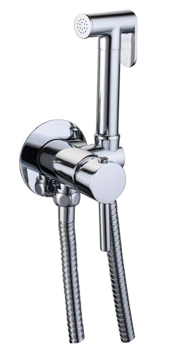 JTP Douche Set single lever temperature control with chrome finish and wall bracket