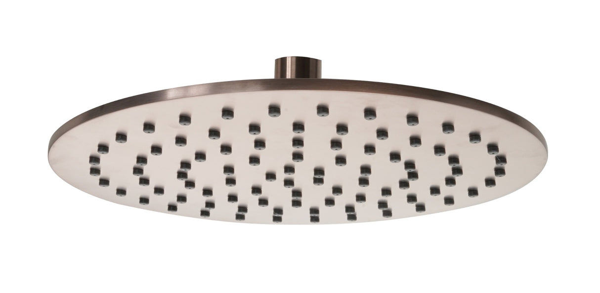 JTP Vos Round Fixed Shower Head 250mm - Brushed Bronze - 21250BRZ