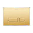 Duravit DuraSystem Dual Flush Mechanical Actuator Plate for WC A1 217 x 10 x 147mm - Polished Gold - WD5001341000 - TAP 'N' SHOWER