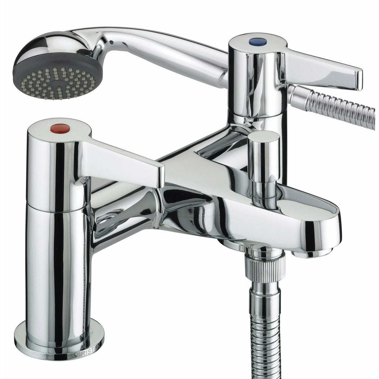 Bristan Design Utility Lever Modern Bath Shower Mixer Tap - Chrome Pla