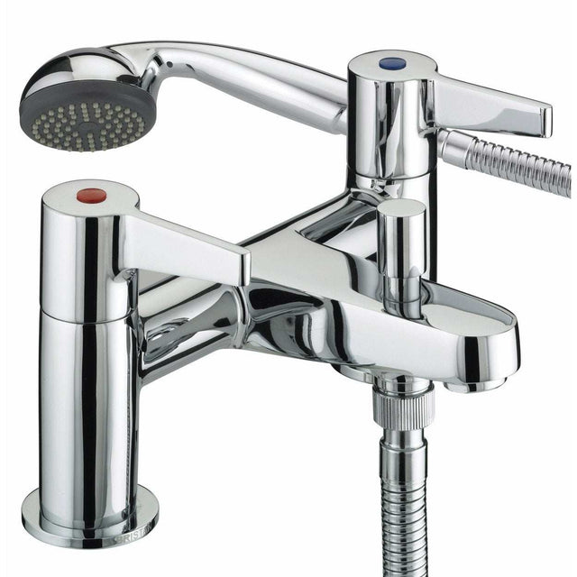 Bristan Design Utility Lever Modern Bath Shower Mixer Tap - Chrome Pla