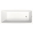 Duravit No.1 Single Ended Rectangular Bath 800mm x 1800mm - White - 700491000000000 - TAP 'N' SHOWER