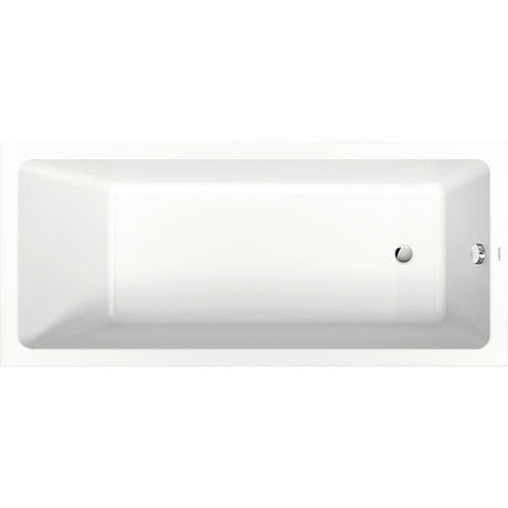 Duravit No.1 Single Ended Rectangular Bath 800mm x 1800mm - White - 700491000000000