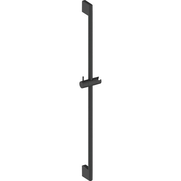 Duravit Adjustable Shower Rail 100 x 70 x 900mm - Matt Black - UV0600004046 - TAP 'N' SHOWER